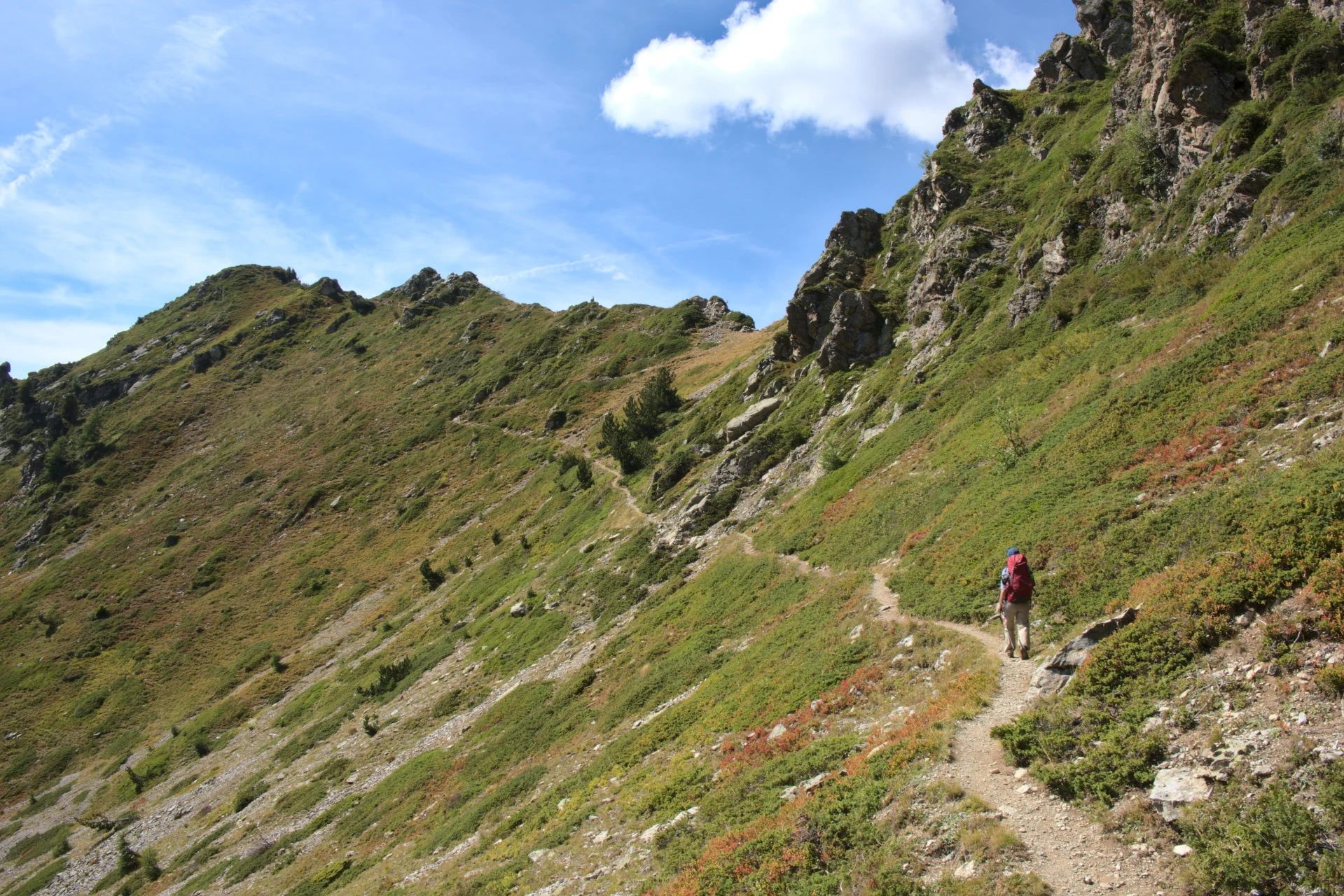 The Col de Vaurze, on the Tour des Écrins
