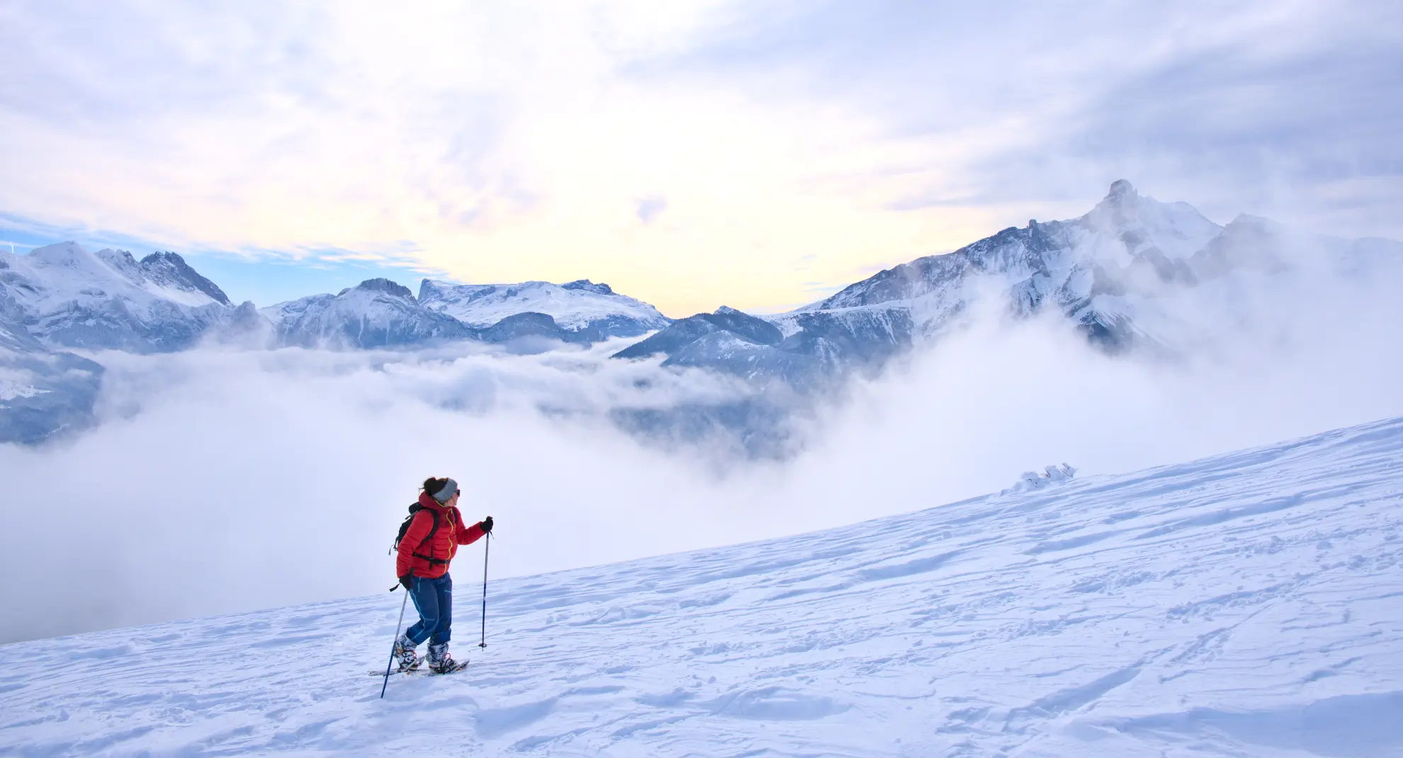 Snowshoeing in the Southern Alps