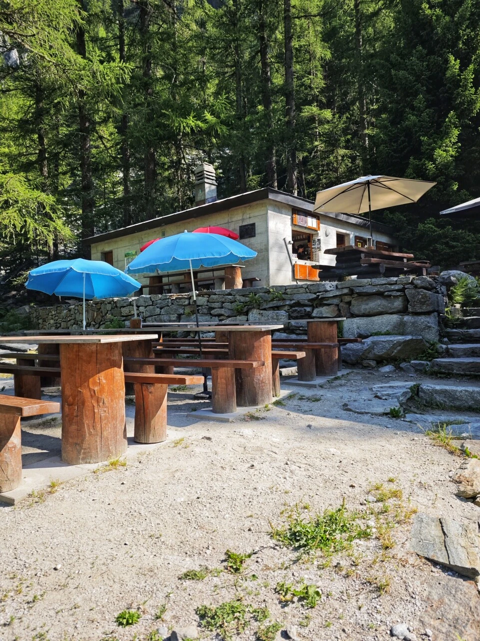 The Relais d'Arpette, last halt before the climb to the Fenêtre