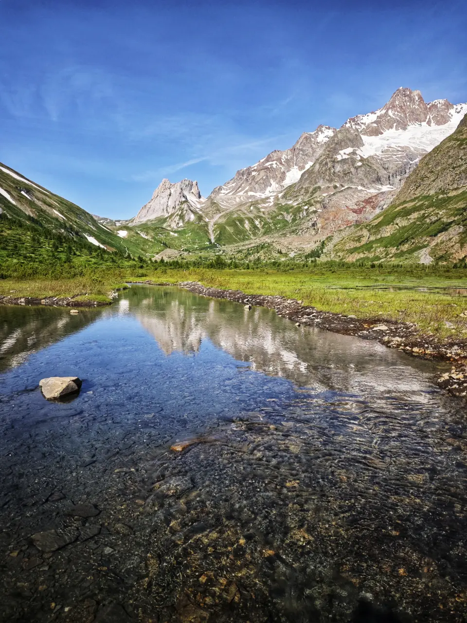 Col de la Seigne from Combal